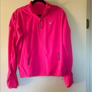 Fila Neon Pink Track Jacket